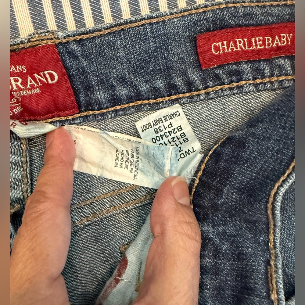 Lucky Charlie Baby Boot Jeans Size 2/26 Regular - Picture 9 of 11